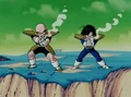 GohanAndKrillinAfterAttackingFrieza