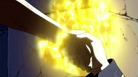 Natsu accepts the Flame of Rebuke