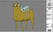 Modelsheet horsejake withiceking strappedtohisback