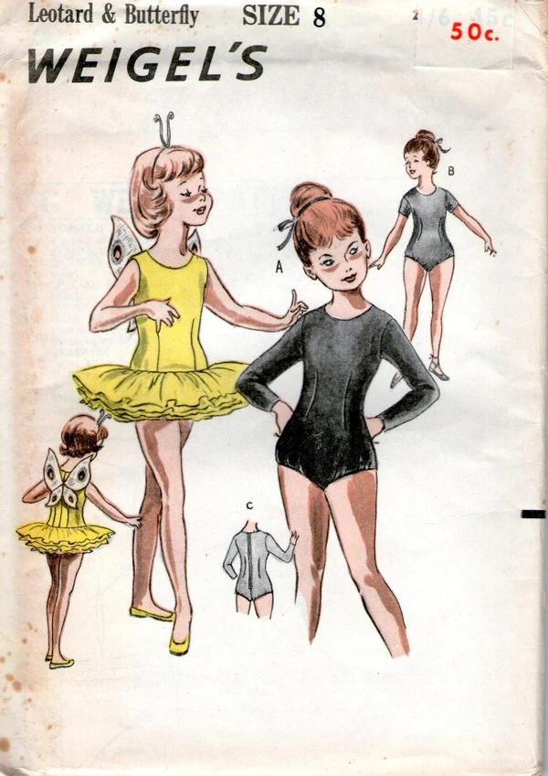 Weigels children leotard and butterfly
