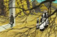 Kisuke briefs the captains