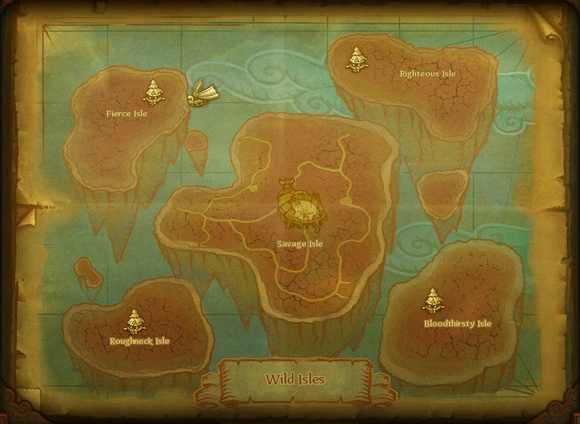 Map wild isles