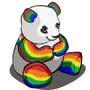 Rainbow Panda-icon