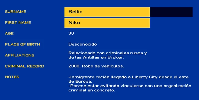 FichaNikoBellic