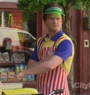 BarneyDoppelgangerHotDog