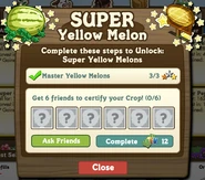 Super Yellow Melon Certify
