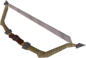 Yew composite bow detail