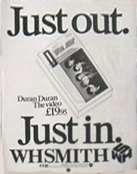 Duran duran advert duran uk wh smith