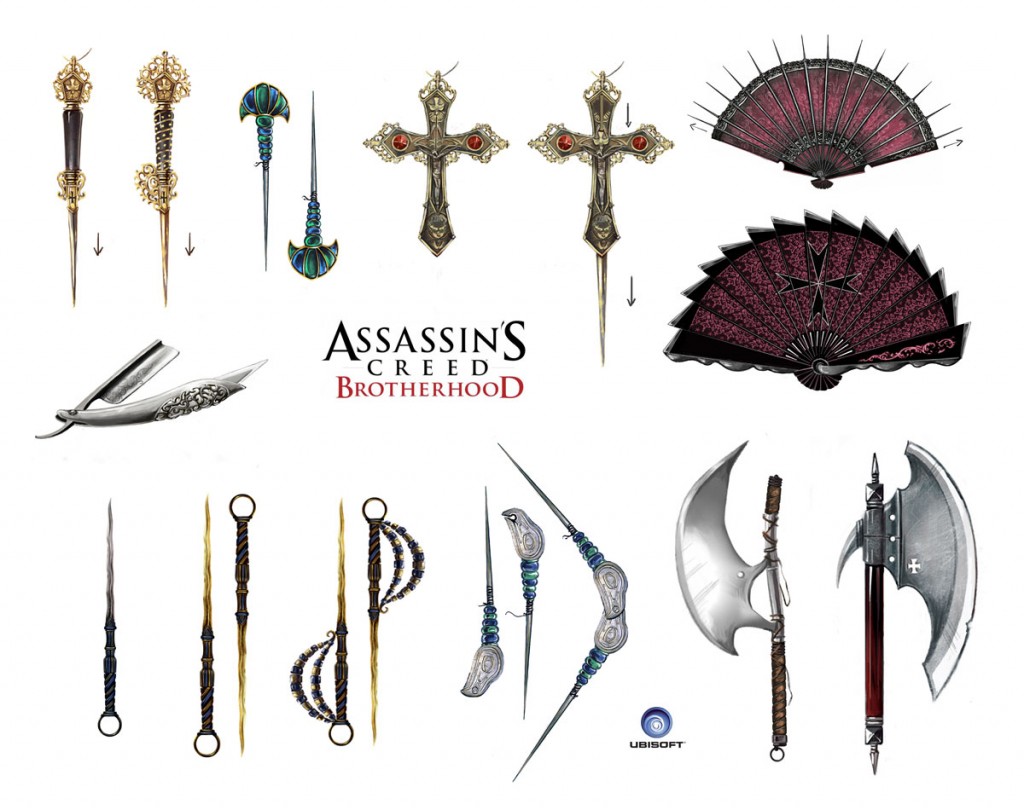 Image Weapons2 1024x810 The Assassin S Creed Wiki Assassin S Creed Assassin S Creed