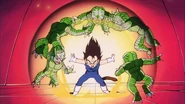 Vegeta vs Saibaman