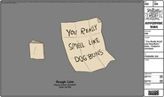 Modelsheet you really smell like dog buns - note - folded unfolded