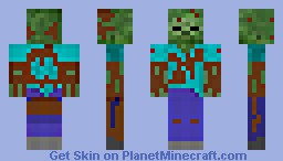 Muddy Zombie - Minecraft Skins Mods And Severs Wiki