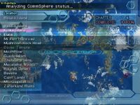 Commsphere menu