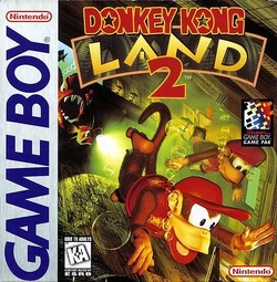 Donkey Kong Land 2 Box Art