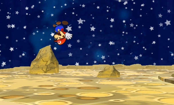 Mario Shoots the Moon