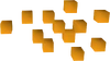 Orange chunks detail