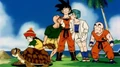 Goku,Roshi,KrillinAndGohanOnATurtle.jpg