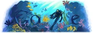 Google Jacques Cousteau's 100th Birthday