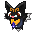 Black Blood Sucking Bat