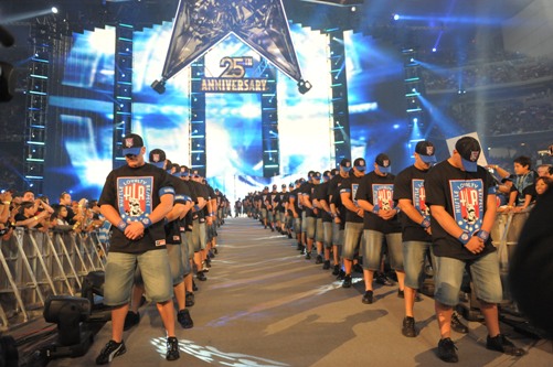 Cartelera Champions Theory I. Cena's_WM_25_entrance_1