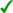 Green tick