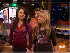 CarlySamstepinfrontofFreddie