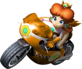 Mario kart wii daisy bike by tonytoad22-d3dizdr