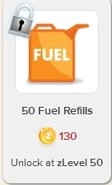 50 Fuel Refills Rewardville locked