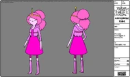 Modelsheet princessbubblegum innewoutfit