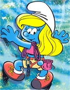Rock Climber Smurfette