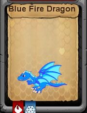 Blue Fire Dragon