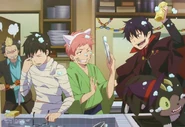 Cleaning dishes