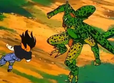Android 18 vs cell full fight