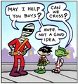 Negative Man Tiny Titans 001