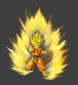 Saiyan boy shooting