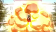 The school explodes