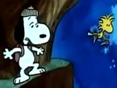 SnoopyEscalandoMontanha