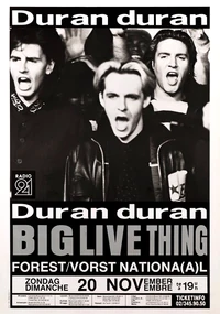 999 forest vorst national belgium concert live shows dates discography discogs duran duran 1988