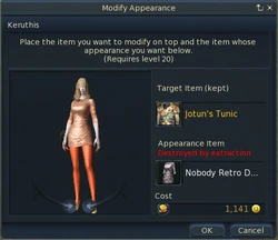 Item remodel