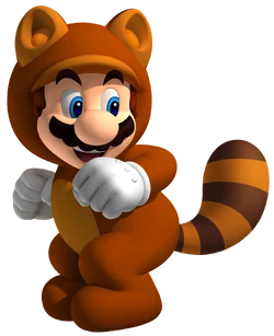Tanooki Mario Artwork - Super Mario 3D Land