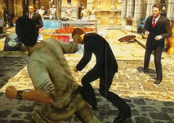 Nate fights agents