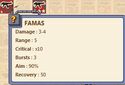 Famas Stats