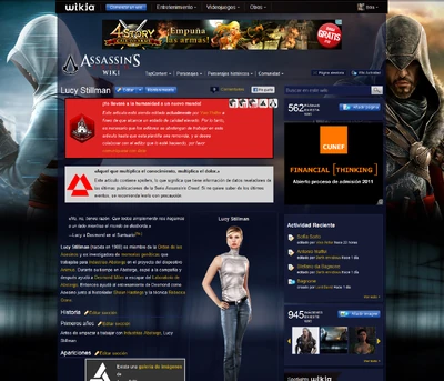 Captura de pantalla de Assassins Creed Wiki 18-noviembre de 2011