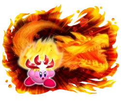 Monster Flame Kirby