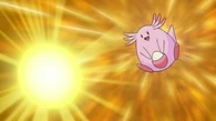 EE11 Chansey usando bomba huevo