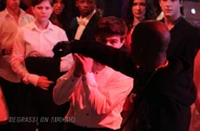 Vince tries to punch Drew