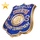 Item bureaubadge gold 01