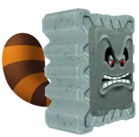 Raccoon Thwomps SM3DW