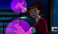Gwen con bolas de mana en Simian Says