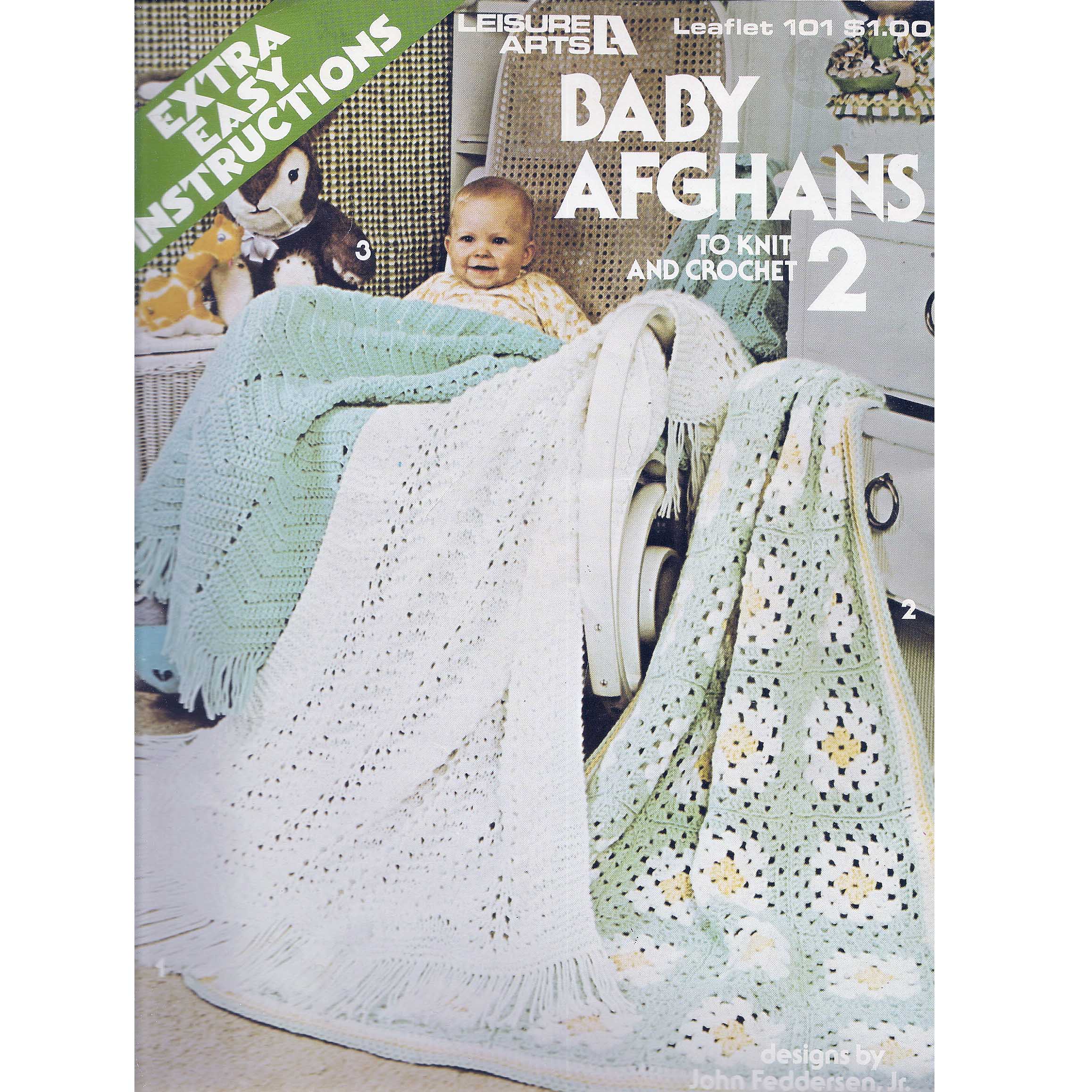 Leisure Arts 101 Baby Afghans To Knit and Crochet 2 - Knitting and Crochet Pa...